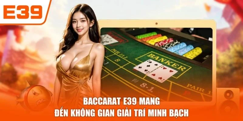 Baccarat E39 mang đến không gian giải trí minh bạch