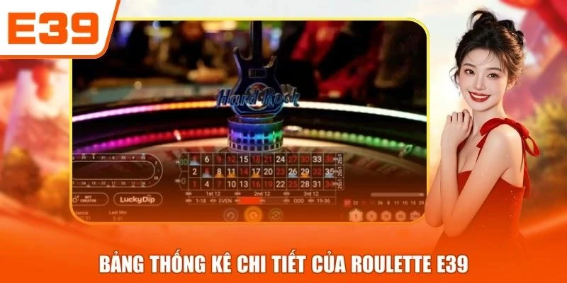 Bảng thống kê chi tiết của Roulette E39